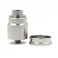 Entheon RDA Rebuildable Dripping Atomizer w/ BF Pin/ 24mm Beauty Ring - Silver