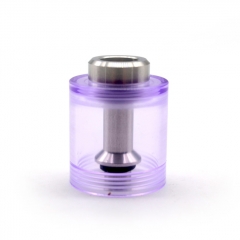 ULTON Replacement PMMA Bell Cap w/Short Chimney for FEV 3/4/4.5 Atomizer 3.5ml - Purple