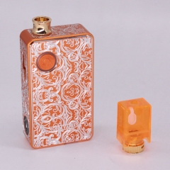 Authentic Ohm Vape AIO 42W 18650 Box Mod Pod System Starter Kit (Engraved Version) - Orange