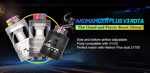 Authentic Steam Crave Aromamizer Plus V3 30mm RDTA
