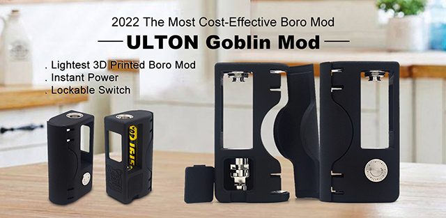 ULTON Goblin 3D Printed 18650 Mech Boro Mod