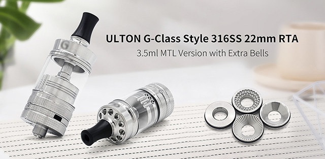 ULTON G-Class Style 316SS 22mm MTL RTA 3.5ml