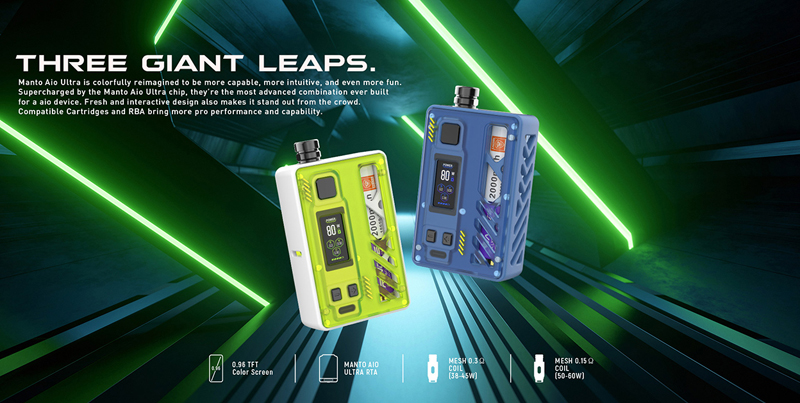 Buy Authentic Rincoe Manto AIO Ultra 80W Kit with RTA