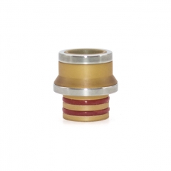 Ultem PEI + 316SS 510 Replacement Drip Tip - Silver