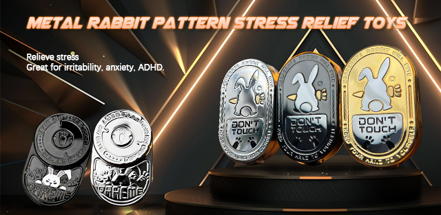 Metal Rabbit Pattern Stress Relief Toys