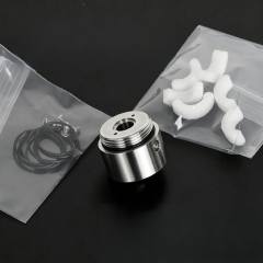 YFTK FEV Extreme Base Kit V2 for Flash e-Vapor V4.5S+ V4.5 Style 23mm RTA Atomizer -Silver