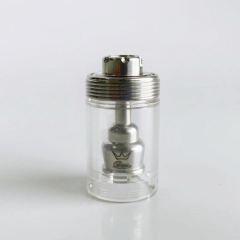 Replacement Extreme Top Fill Tank Set 4ml for Rekavape Menelaus Polish Style 22mm RTA - Silver
